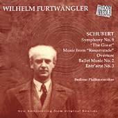 Schubert: Symphony no 9, etc / Furtwaengler, et al