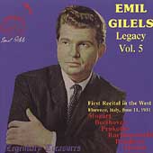 Legendary Treasures - Emil Gilels Legacy Vol 5