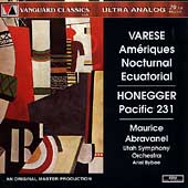 Varese: Ameriques, etc;  Honegger: Pacific 231 / Abravanel