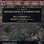 Bach: Sonatas for Flute & Harpsichord / Robison, Cooper