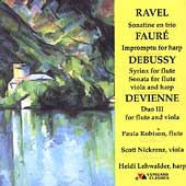 French Music for Flute, Viola & Harp / Robison, et al