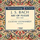 Historical Anthology - Bach: Art of the Fugue / Leonhardt