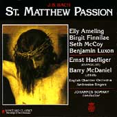 Bach: St Matthew Passion / Somary, Ameling, Finnilae