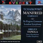Tchaikovsky: Manfred;  Sibelius: Tapiola / Goossens, et al