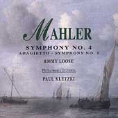 Mahler: Symphony 4, Adagietto / Loose, Kletzki, Philharmonia