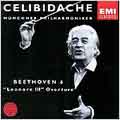 Beethoven: Symphony no 6, etc / Celibidache, M]chner PO
