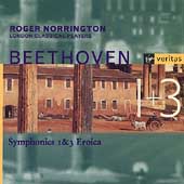 Beethoven: Symphonies 1 & 3 "Eroica" / Roger Norrington