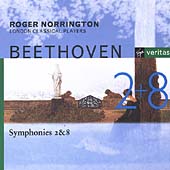 Beethoven: Symphonies 2 & 8 / Roger Norrington