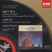 Britten: Sinfonia, etc;  Holst: The Perfect Fool, etc/Previn