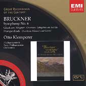 Bruckner: Symphony no 6;  Gluck, Humperdinck / Klemperer