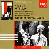 Verdi: Otello / Furtwaengler, Vinay, Dermota, Wagner, et al