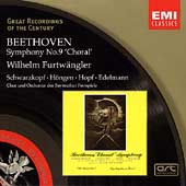 Beethoven: Symphony No.9 (7/29/1951) / Wilhelm Furtwangler(cond), Bayreuth Festival Orchestra & Chorus, Elisabeth Schwazkopf(S), Hans Hopf(T), etc