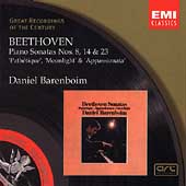 Beethoven: Piano Sonatas no 8, 14, & 23 / Daniel Barenboim