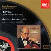 Haydn: Cello Concertos no 1 & 2 / Rostropovich, ASMF