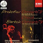 Prokofiev, Bartok: Piano Concerto no 3 / Pennario, et al