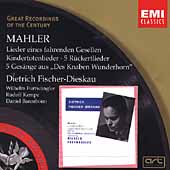 Mahler: Lieder Eines Fahrenden Gesellen, Kindertotenlieder, Ruckertlieder, 5 Songs from Des Knaben Wunderhorn