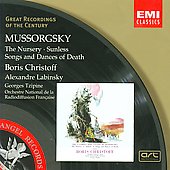 Mussorgsky : Songs / Christoff, Tzipine, ORTF, etc