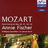 Mozart: Piano Concertos 20, 21, 22, 23 / Annie Fischer