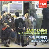 Saint-Saens: Les 5 concertos pour piano / Ciccolini, Baudo