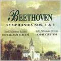 Beethoven: Symphonies nos 1, 3 / Sargent, Cluytens