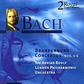 Bach: Brandenburg Concertos nos 1-6 / Boult, London Philharmonic Orchestra