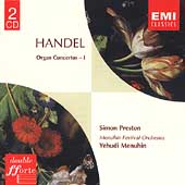 Handel: Organ Concertos Vol 1 / Preston, Menuhin, et al