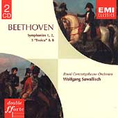 Beethoven: Symphonies no 1, 2, 3 & 8 / Sawallisch, et al
