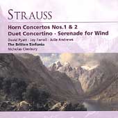 R. Strauss: Horn Concertos, etc / Cleobury, Pyatt, et al