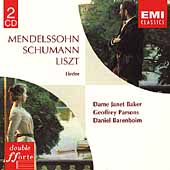Liszt, Mendelssohn, Schumann: Lieder / Janet Baker, et al