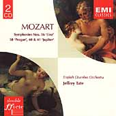 Mozart: Symphonies no 36, 38, 40 & 41 / Tate, English CO