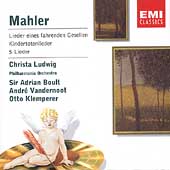 Mahler: Kindertotenlieder, etc / Ludwig, Boult, et al
