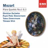Mozart: Piano Quartets no 1 & 2 / Zacharias, Wick, et al