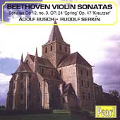 Beethoven: Violin Sonatas / Adolf Busch, Rudolf Serkin