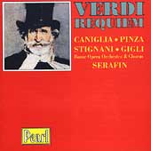 Verdi: Requiem / Serafin, Pinza, Gigli, Caniglia, etc
