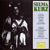 Selma Kurz - arias by Mozart, et al;  songs by Taubert, etc