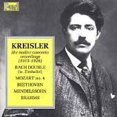 Kreisler - the earlier concerto recordings 1915-1926
