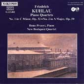 Kuhlau: Piano Quartets 1 & 2 / Prunyi, New Budapest Quartet