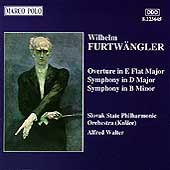 Furtwaengler: Overture in E Flat, etc / Walter, Slovak State