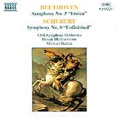 Beethoven: Symphony no. 3;  Schubert: Symphony no. 8