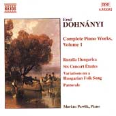 Dohnanyi: Complete Piano Works Vol 1 / Markus Pawlik