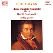 Beethoven: String Quartets, Volume 3