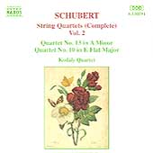Schubert: String Quartets, Vol. 2