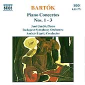 Bartok: Piano Concertos Nos. 1-3 / Jando, Ligeti, Budapest