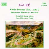 Faure:Violin Sonatas 1 & 2, etc / Kang, Devoyon