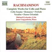 Rachmaninov: Complete Works for Cello and Piano / Grebanier