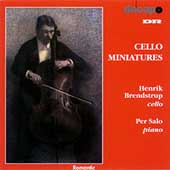 Cello Miniatures / Henrik Brendstrup, Per Salo