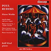 Ruders: Piano Works / Rolf Hind