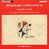 Late 20th Century - Lewkowitch: Apollo's Art / Dahl, et al