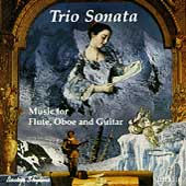 TELEMANN/J.S.BACH/IBERT/ETC:TRIO SONATA - MUSIC FOR FLUTE, OBOE AND GUITAR:ANTON KUSKIN(FL)/DONALD BENDER(OB)/GARY KESSLER(G)
