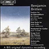 Britten: Chamber Music / Helmerson, Holecek etc